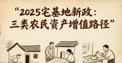 你家宅基地要变"活钱"了！这几类人要发财！