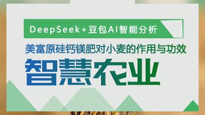 老铁们，马上准备冬小麦种植肥料了，我们用AI智慧农业分析了，美富原，叶碳酶乳酸肽活性硅，中药提取物加矿源，加枯草芽孢杆菌和胶冻样类芽孢杆菌的，中微量元素肥料硅钙镁肥，对小麦提质增产作用功效做分析，大家