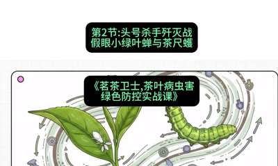 第02节：头号杀手歼灭战&mdash;&mdash;假眼小绿叶蝉与茶尺蠖，课程：《茗茶卫士&mdash;&mdash;茶叶病虫害绿色防控实战课》#识农AI