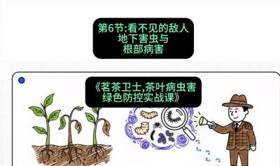 第06节：看不见的敌人&mdash;&mdash;地下害虫与根部病害，课程：《茗茶卫士&mdash;&mdash;茶叶病虫害绿色防控实战课》#识农AI