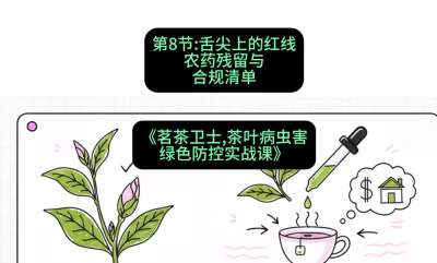 第08节：舌尖上的红线&mdash;&mdash;农药残留与合规清单，课程：《茗茶卫士&mdash;&mdash;茶叶病虫害绿色防控实战课》#识农AI
