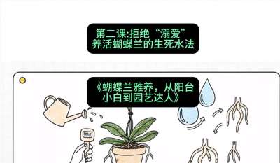 第二节：拒绝&ldquo;溺爱&rdquo;：养活蝴蝶兰的生死水法，课程：《蝴蝶兰雅养六讲：从阳台小白到园艺达人》#识农AI