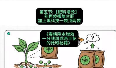第五节：【肥料增效】别再傻撒复合肥，加上&ldquo;黑科技&rdquo;一袋顶两袋