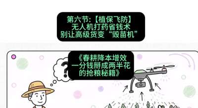 第六节：【植保飞防】无人机打药省钱术，别让高级货变&ldquo;毁苗机&rdquo;